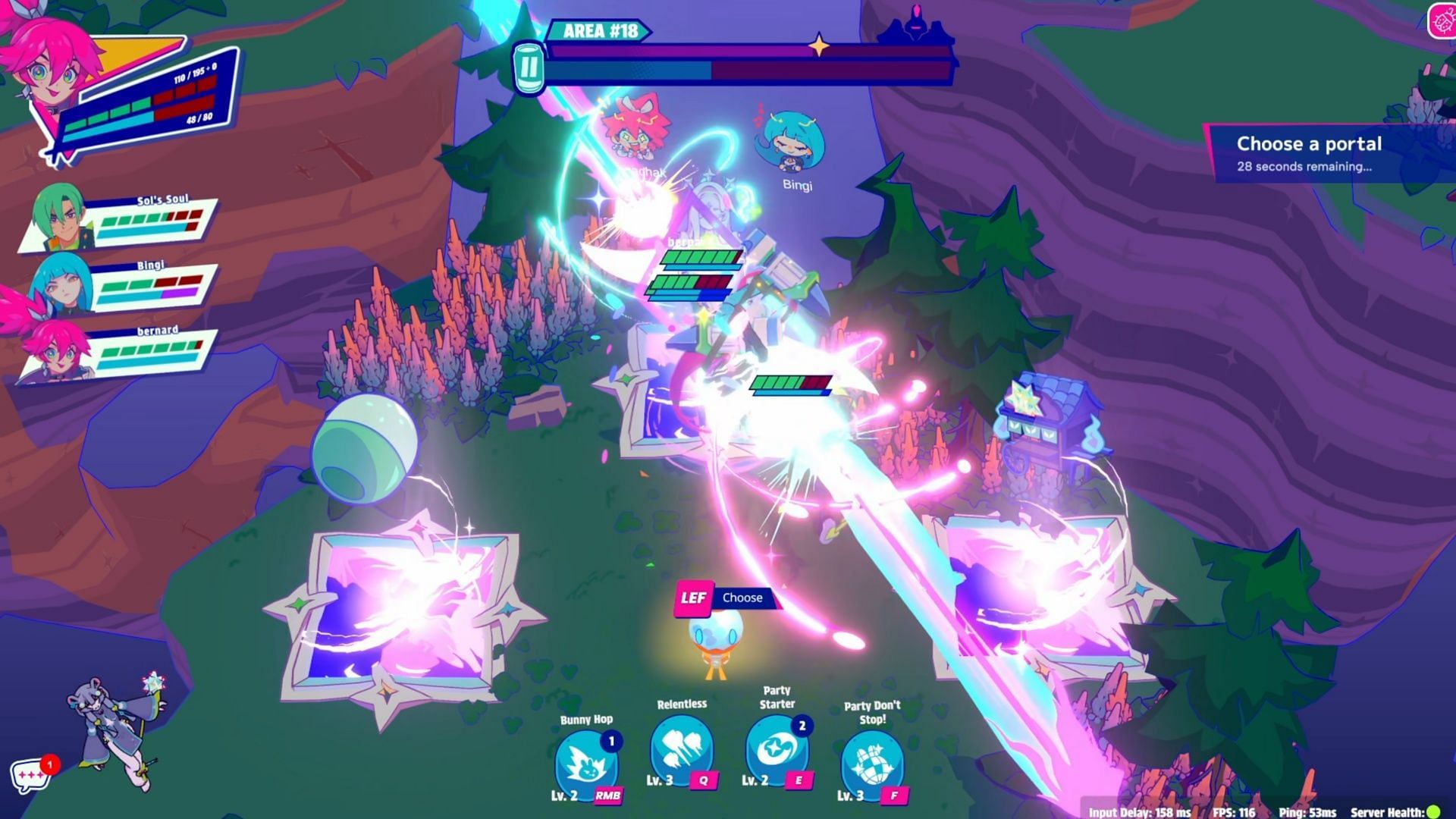 You don't get free heals at the end of each area, so you have to be careful! (Image via Pahdo Labs)